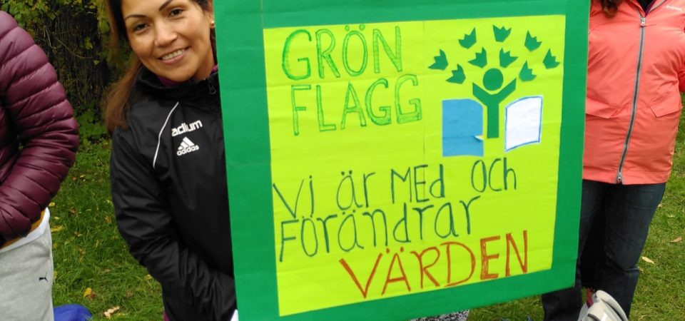 Deltagtare på Runö Folkhögskola medverkar till hållbarhet.