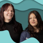 Två deltagare som studerar på Runö folkhögskola